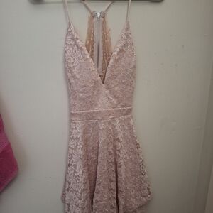 Emerald Sundae Soft Pink Lace Slip